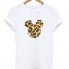 Mickey Mouse Leopard Head T shirt