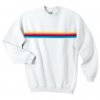 Rainbow Stripe Sweatshirt