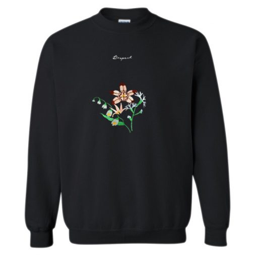 Respect Flower Print Sweatshirt