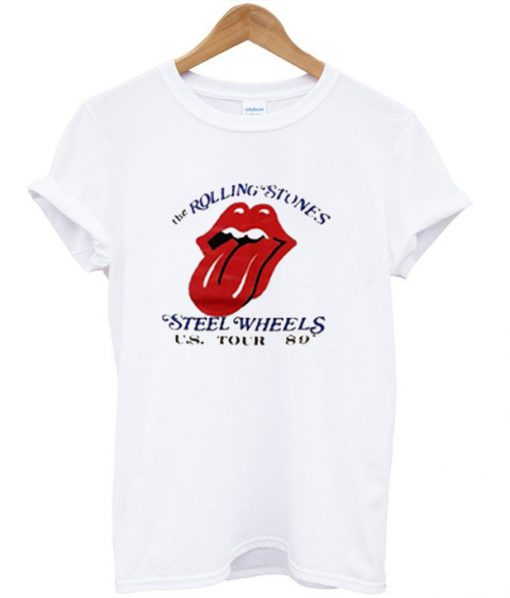 Rolling Stones Steel Wheels Tour T Shirt