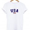 USA White T-Shirt