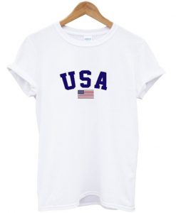 USA White T-Shirt