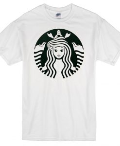 ariel mermaid starbucks t-shirt