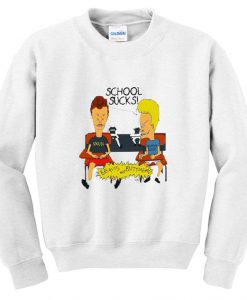 beavis and butthead school sucks sweatshirts