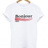 bonjour 1995 t shirt