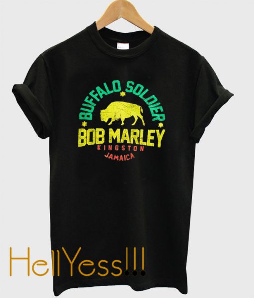 buffalo soldier bob marley t-shirt