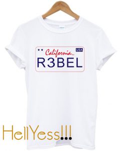 californa rebel USA t-shirt