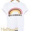 california rainbow t-shirt