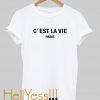 c’est la vie paris t-shirt