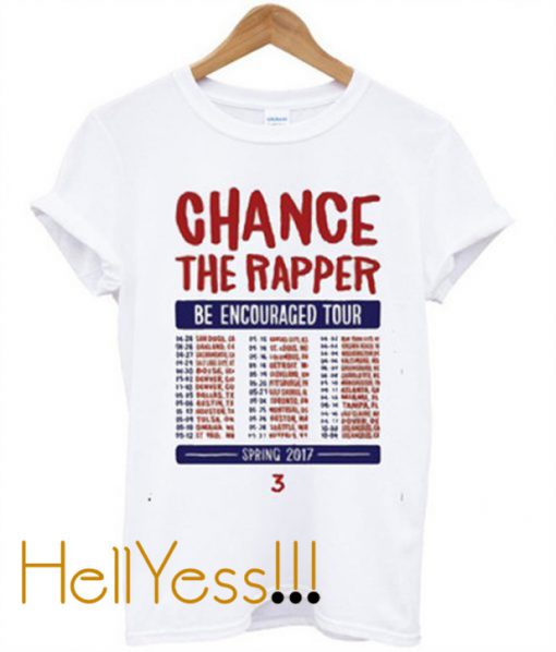 chance the rapper t-shirt