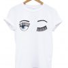 chara ferragni blink eye cotton t-shirt