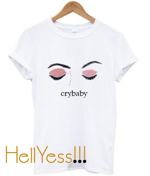 cry baby pink t-shirt