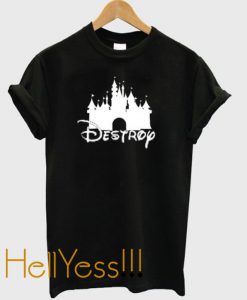 destroy disney t-shirt