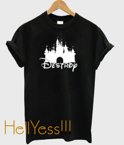 destroy disney t-shirt