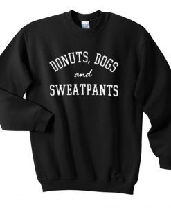 donuts dog and sweatshirt