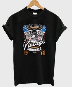 east coast 1974 vintage original t shirt