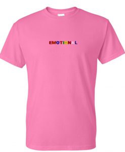 emotional pink tshirt