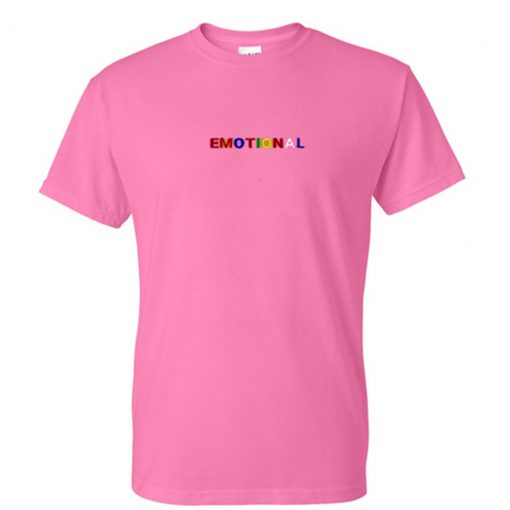 emotional pink tshirt