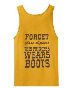 forget glass slippers this princess wears boots tanktop