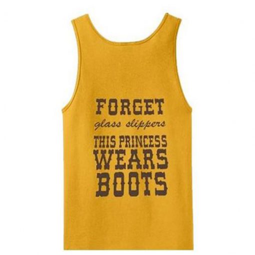 forget glass slippers this princess wears boots tanktop