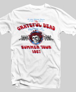 grateful dead summer tour 1987 t-shirt