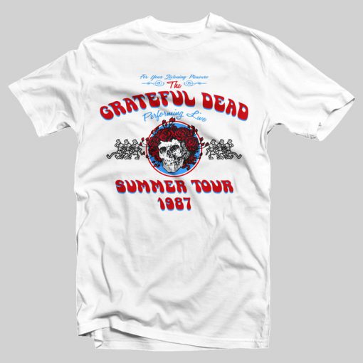 grateful dead summer tour 1987 t-shirt