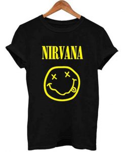 nirvana smile t-shirt