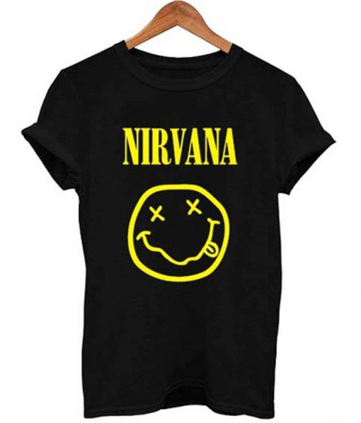 nirvana smile t-shirt