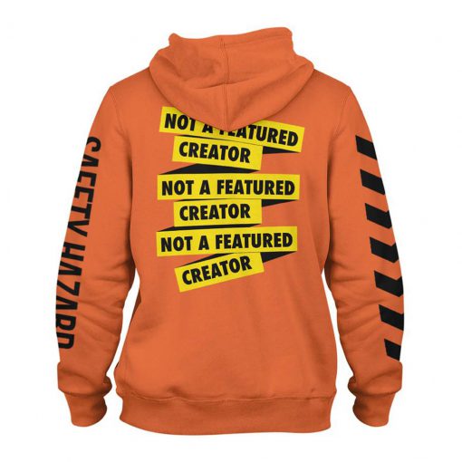 not a featured creator hoodie back