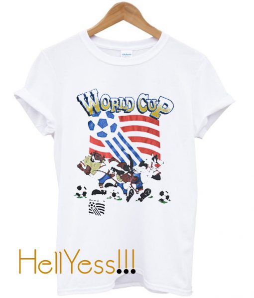 1994 WORLD CUP Looney Tunes Soccer Futbol T-Shirt