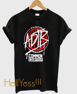 A Day To Remember Common Courtesy T Shirt