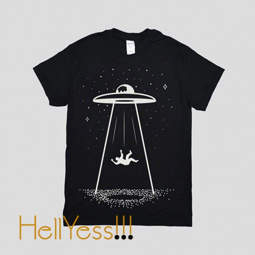 Alien Abduction Spaceship Unisex T-Shirt