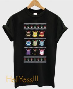 An Eeveelutionary Ugly Christmas Pokemon T Shirt