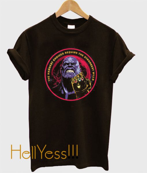 Avengers Infinity War Thanos Soft Fitted T-Shirt