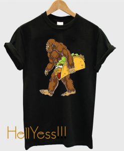Bigfoot Carrying Taco T-Shirt