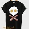 Breakfast Skull T Shirt