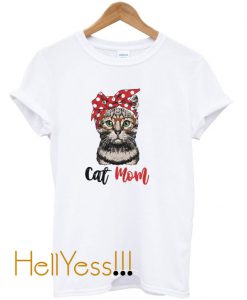 Cat Mom Bandana T-Shirt