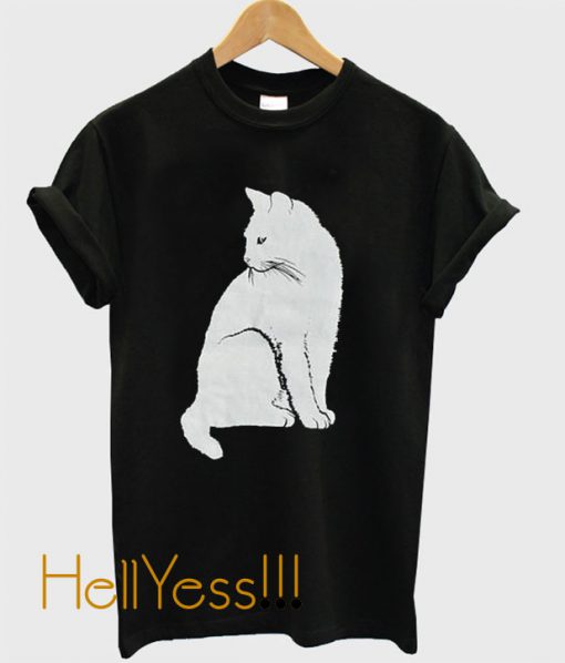 Cat Print T-shirt