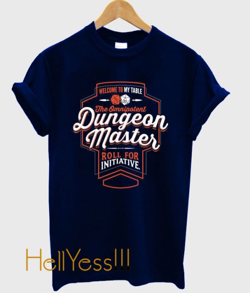 DUNGEON MASTER Fantasy RPG GM Dungeon Game Master DM boardgame tee T-Shirt