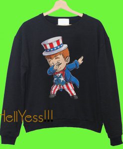 Dabbing Uncle Sam USA Sweatshirt