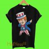 Dabbing Uncle Sam USA T Shirt