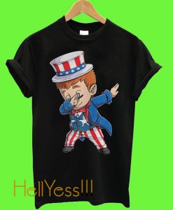 Dabbing Uncle Sam USA T Shirt