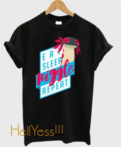 Eat. Sleep. WIGGLE. Repeat. - Monster Hunter T-Shirt