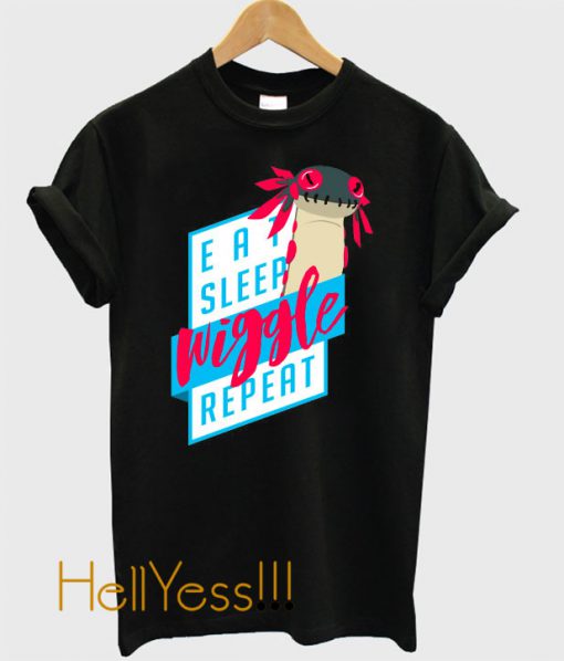 Eat. Sleep. WIGGLE. Repeat. - Monster Hunter T-Shirt