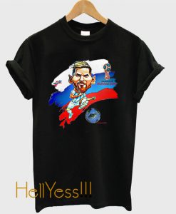 Fifa World Cup Russia 2018 Lionel Messi T-Shirt