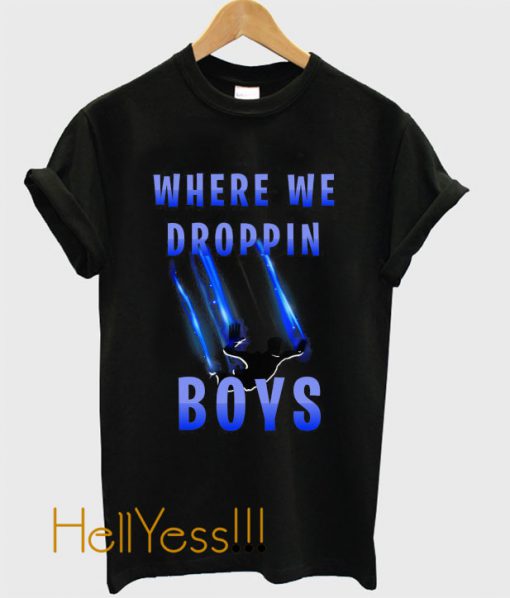 FortNite Where We Droppin' Boys T-Shirt