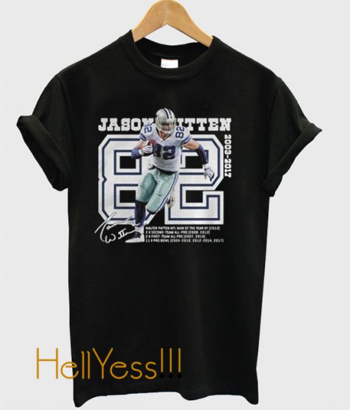 Jason Witten 82 Cowboys signature man of the year 2012 T-Shirt