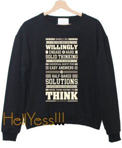 Lab No. 4 Rarely Do We Find Martin Luther King, Jr. Inspirational Quote Crewneck Sweatshirt