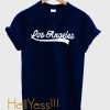 Los Angeles Font T Shirt