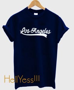 Los Angeles Font T Shirt